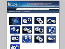 Tablet Screenshot of bioteque.com